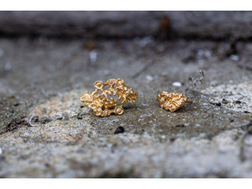 Boucles d'oreilles asymetriques Doppio Pizzo