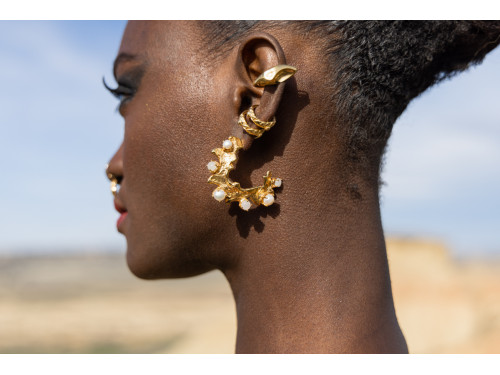 Boucles d'oreilles Créoles Bubbles