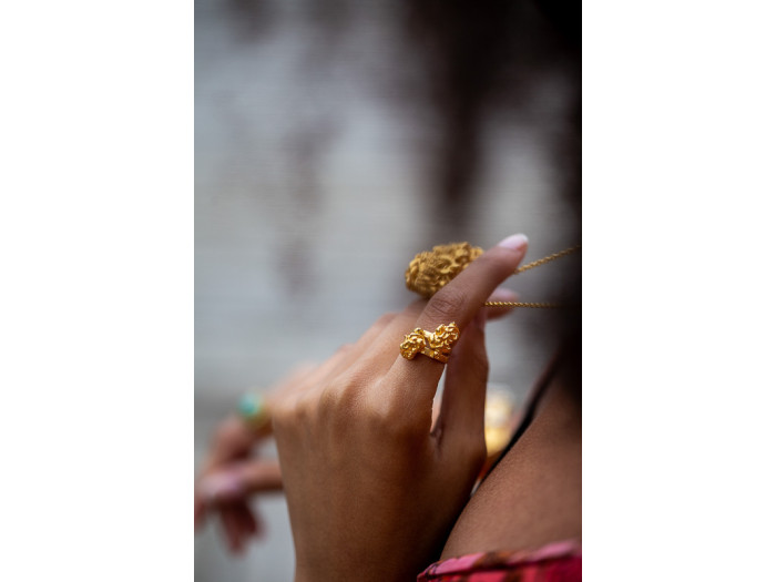 Pépite Toi et Moi, gold ring