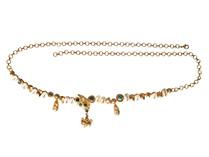 Triton jewel belt and necklace