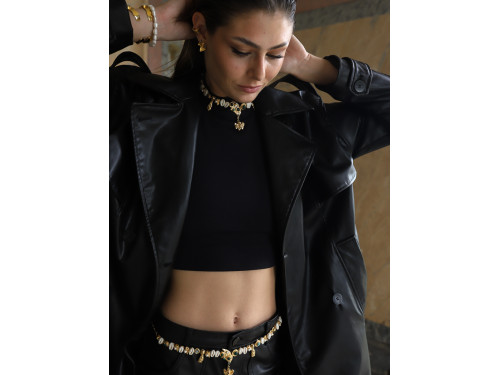 Triton jewel belt and necklace