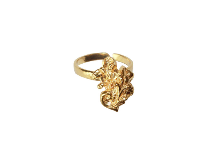 Pépite, gold ring