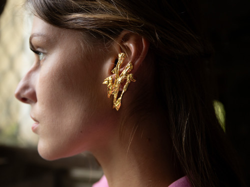 Boucles d'oreilles asymétriques Fulmine