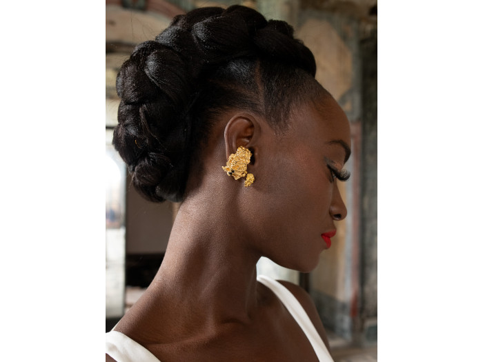 Boucle d'oreille & ear cuff Féminité retrouvée