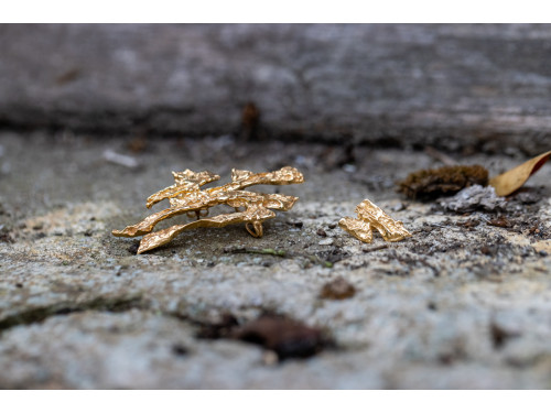 ASYMMETRIC FULMINE EARRINGS