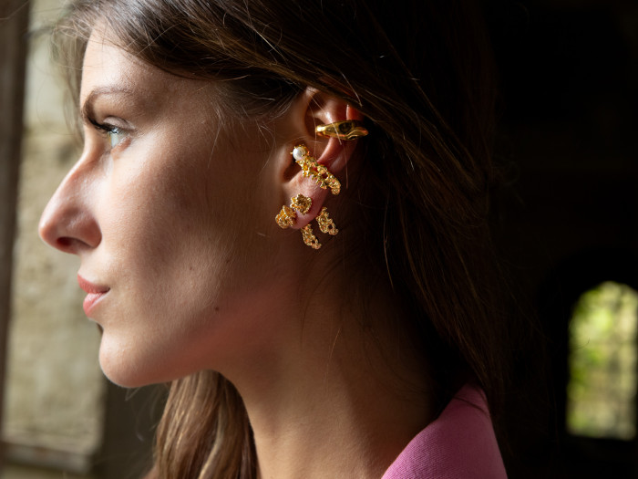 Ear cuff Pizzo Perla