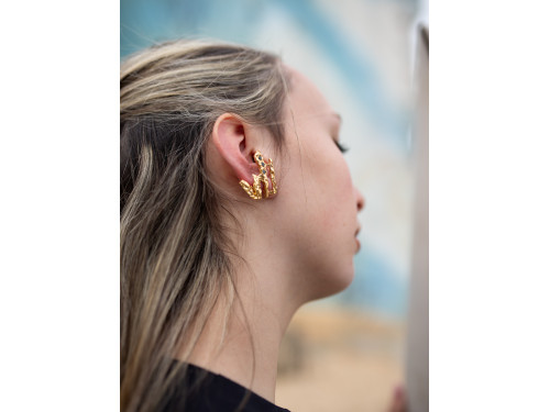 Boucles d'oreilles asymétriques Tonnerre