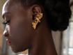 Boucles d'oreilles asymetriques Foglia Doro