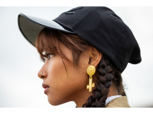 Boucles d'oreilles asymétriques Rovesciata