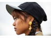 Rovesciata , asymmetrical gold earrings