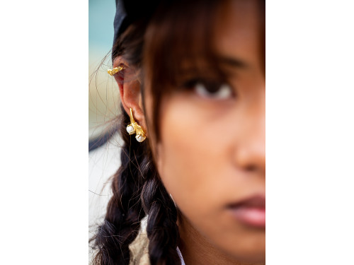 Mini Bubbles, asymmetrical earrings