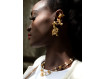 Boucle d'oreille Le Paon