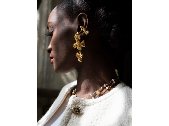 La Croix de Saint Pierre earring