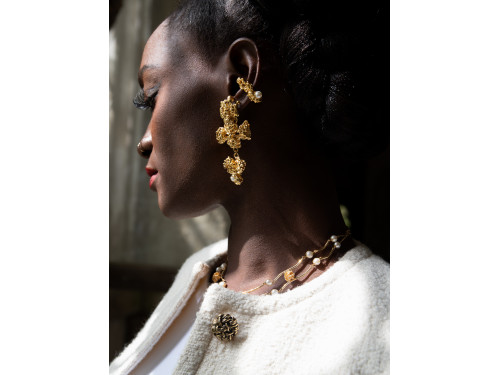 La Croix de Saint Pierre earring