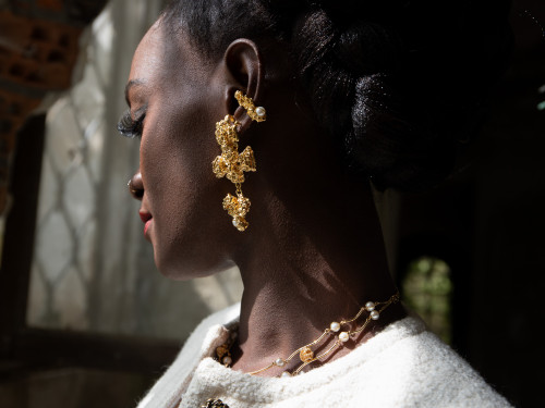 La Croix de Saint Pierre earring