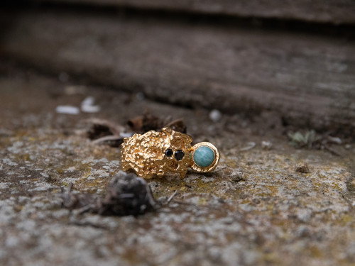 Blue Angel Nephilims Earring & ear cuff