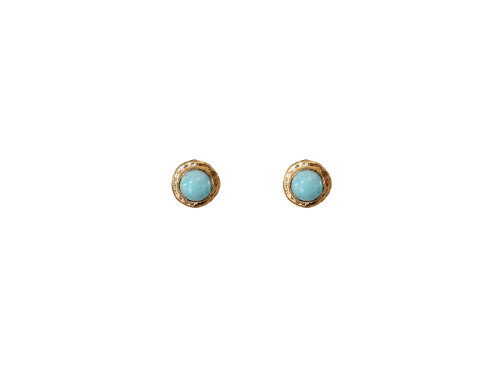 Boucle d’oreille Blue Ball