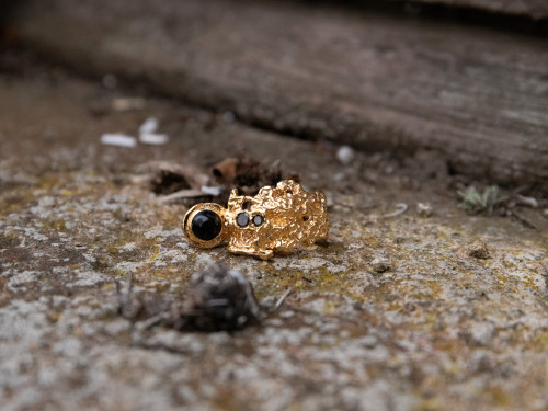Black Angel Nephilims Earring & ear cuff