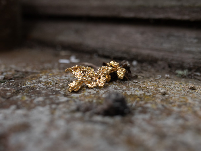 Boucle d'oreille Le Paon