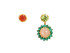 Monarca Peps, asymmetrical earrings