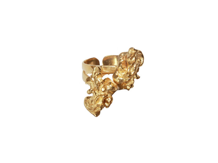 Pépite Toi et Moi, gold ring