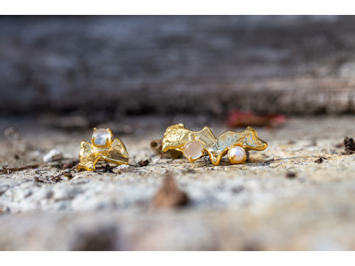 Boucles d'oreilles asymétriques Bubbles Lungo