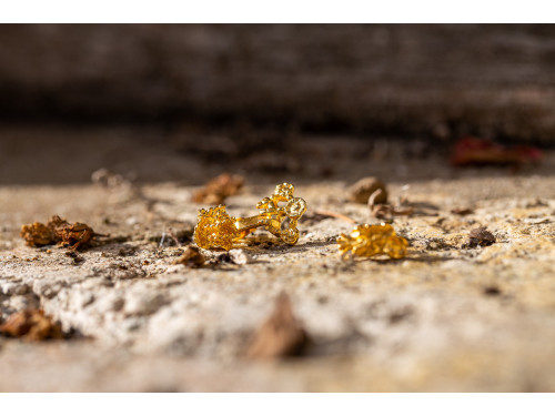 Boucles d'oreilles asymétriques Pelotta rielaborata