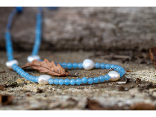 Blue Chalce Collana