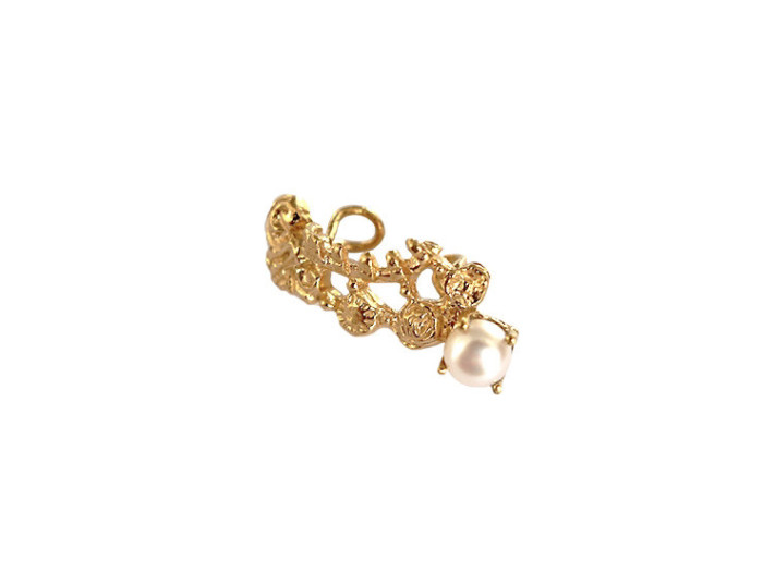Ear cuff Pizzo Perla