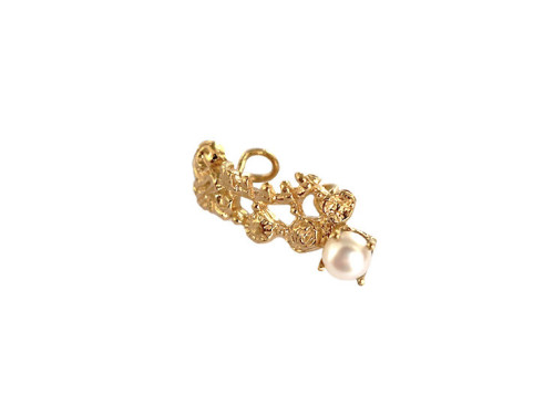 Ear cuff Pizzo Perla
