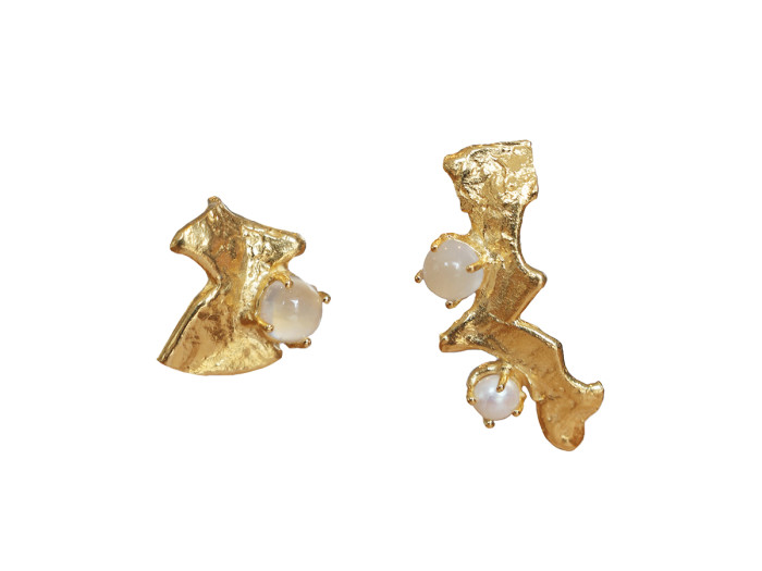 Bubbles Lungo, asymmetrical earrings