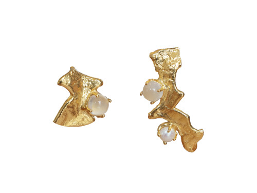 Bubbles Lungo, asymmetrical earrings