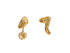 Cristallo Perso, asymmetrical earrings