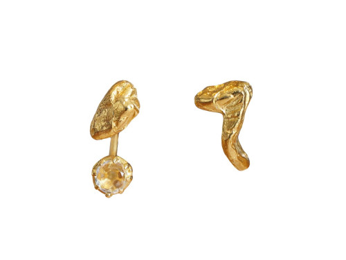 Boucles d'oreilles asymétriques Cristallo Perso