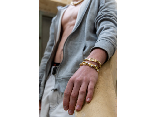 Manchette White Bubbles Homme