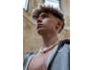 Barocco, gold ear cuffs for men